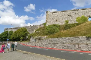Walls of historic military fortress