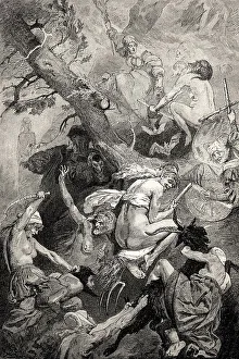 Walpurgis Night, first part of the tragic play Faust by Johann Wolfgang von Goethe