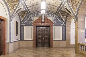 Wandelhalle, interior design of the town hall in Chemnitz