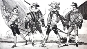 War costume of the French military of 1581