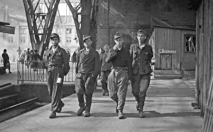 Four War Returnees, 1946, Central Station