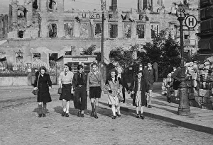 In war-torn Dresden. The war generation carries the trauma with them until the end of their lives