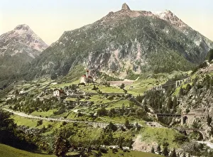Wassen, the tunnels, St. Gotthard Railway
