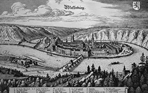 Wasserburg, Germany, in the 17th century