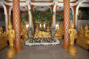 Wat Chalong temple, the largest and most prominent of the 29 Buddhist temples on the island of Phuket