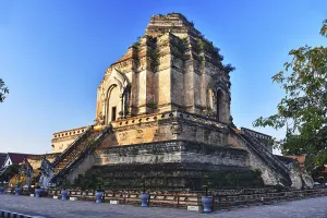 Wat Chedi Luang, a Buddhist temple in Chiang Mai