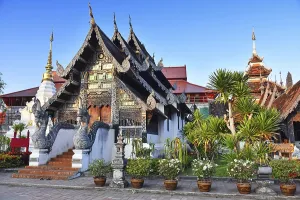 Wat Chedi Luang, a Buddhist temple in Chiang Mai