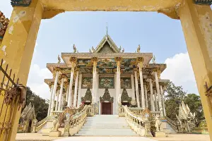 Category Buddhism Prints: Wat Ek Phnom temple, near Battambang
