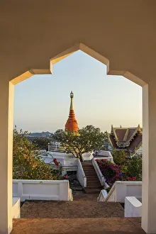Wat Khao Chong Krachok, sunset