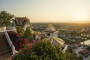 Wat Khao Chong Krachok, sunset