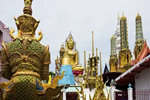 Wat Khun Chan, Thonburi, Bangkok, Thailand, Asia