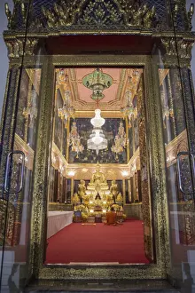 The Wat Paramai Yikawat on Ko Kret Island in City of Pak Kret in Province Nonthaburi in Thailand