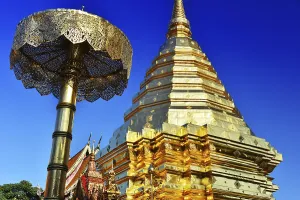Wat Phra That Doi Suthep, a Buddhist temple in Chiang Mai Province