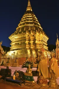 Wat Phra That Doi Suthep, a Buddhist temple in Chiang Mai Province