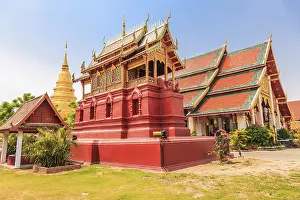Wat phra that hariphunchai in the province of Lamphun