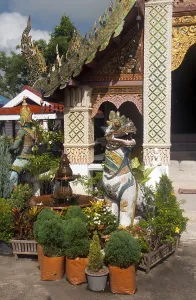 Wat Phrathat Doi Kham or Temple of the Golden Mount