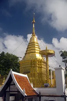 Wat Phrathat Doi Kham or Temple of the Golden Mount