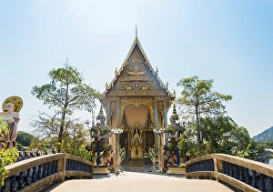 Category Buddhism Prints: Wat Plai Laem Temple in Ban Bo Phut