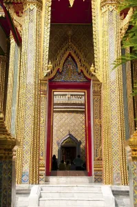 Wat Ratchabophit (Rajabophit) was constructed during the reign of King Chulalongkorn (Rama V)