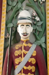 Wat Ratchabophit (Rajabophit) was constructed during the reign of King Chulalongkorn (Rama V)