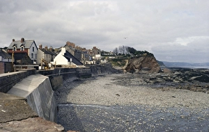 Watchet harbour and coastal village, Somerset coast, England, United Kingdom 1970s