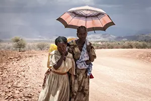 Water carriers, Tigray, Ethiopia