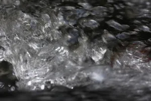 Water feature in a mountain stream