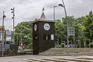 Water gauge at Neuss harbour - Neuss