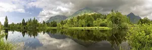 Category Mountain Landscapes Prints: Water reflection in the moor pond