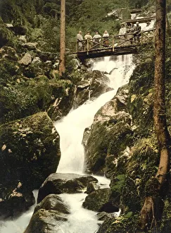 The Waterfall of the Gertelbach in Baden-Wuerttemberg
