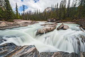 Category Mountain Landscapes Prints: Waterfall, Long Exposure, Natural Bridge Lower Falls