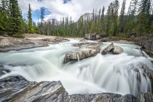 Waterfall, Long Exposure, Natural Bridge Lower Falls