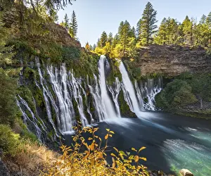 Waterfall, long-term image, McArthur-Burney Falls Memorial State Park