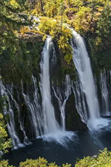 Waterfall, long-term image, McArthur-Burney Falls Memorial State Park