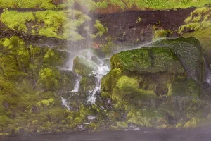 Waterfall Seljalandsfoss, 60 m high