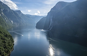 Waterfall Seven Sisters, Geirangerfjord