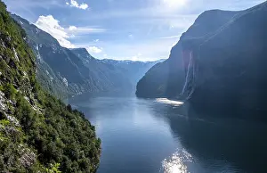 Waterfall Seven Sisters, Geirangerfjord
