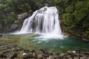 Waterfall Slap Virje, Bovec, Triglav National Park
