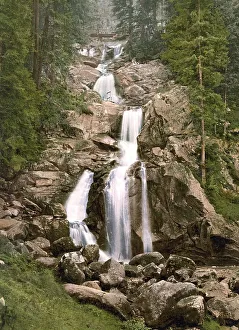 The waterfall of Treiberg, Triberg