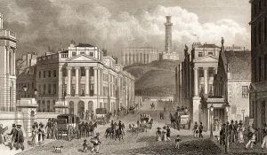 Waterloo Place, the National and Nelson's Monuments