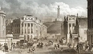 Waterloo Place, the National and Nelson's Monuments
