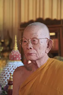 Wax figure of a Buddhist monk, Wat Phra Singh