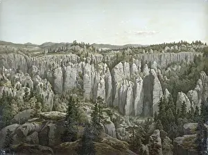 Weckelsdorf rock town, Teplicke skaly