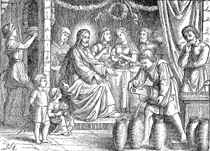 The Wedding at Cana, Biblical Scene