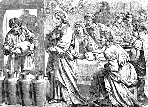 The wedding at Cana, Galilee, Saint John's Gospel