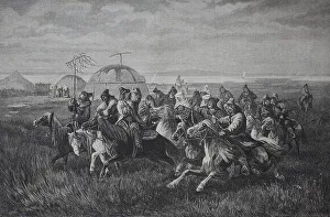 Wedding celebration in the Kalmyks