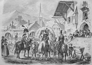 Wedding in a village in Salzburg area