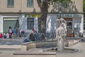 Wedekind Fountain on Wedekind Square