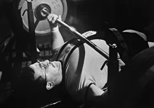 Weight lifter, athlete, East Germany