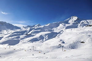 Category Mountain Landscapes Prints: Weisshorn Arosa ski resort, Switzerland, Europe
